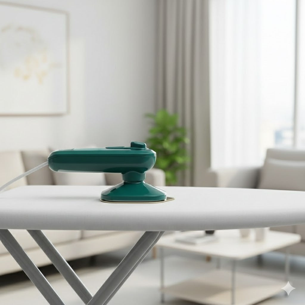 Portable Green Micro Steam Iron